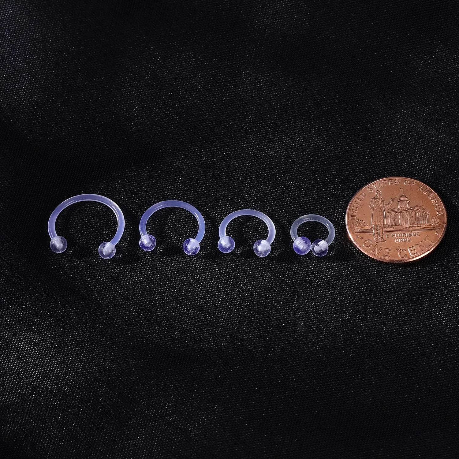 14g 16g Clear Plastic Nipple Rings for Surgery Pregnant Maternity Weaning, Horseshoe Nipple Piercing Jewelry, Plastic Clear Tongue Rings Piercing Retainer Jewelry