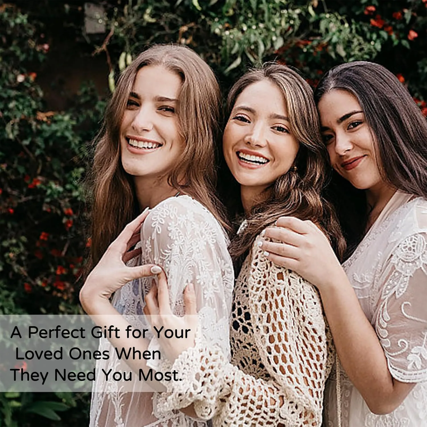 3-Pack Best Friend Forever Bracelet Set - Braided Rope Heart Puzzle Charms, Engraved Matching Friendship Jewelry for BFFs Men Women