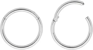 365 SLEEPERS 2PCS 316L Surgical Steel Hypoallergenic 18G Septum Jewelry Hinged Segment Ring Body Piercing Hoop Lip Rings Helix Cartilage Rook Sleeper Earrings 6mm  13mm