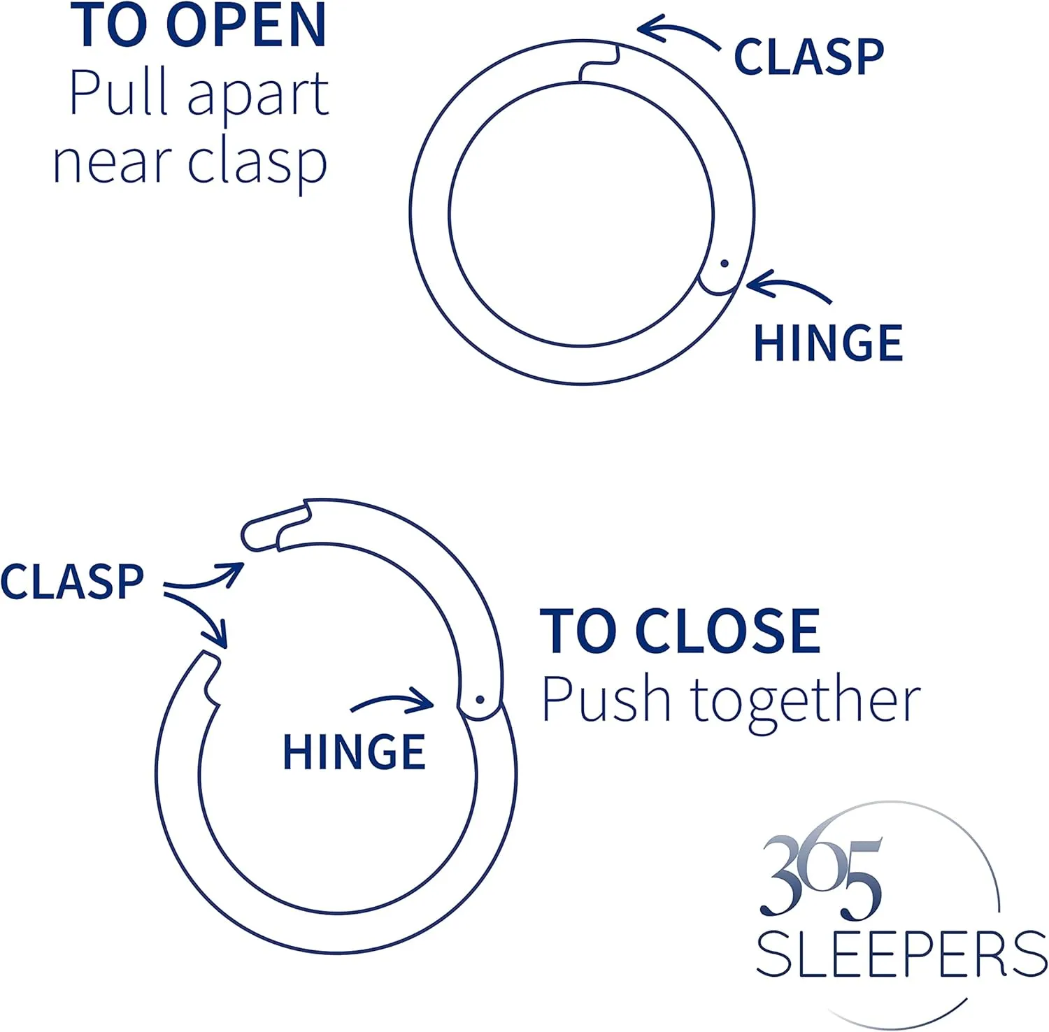 365 Sleepers 316L Surgical Steel Hypoallergenic 16G Oval Septum Jewelry Hinged Segment Ring Body Piercing Hoop Lip Rings Helix Cartilage Rook Sleeper Earrings 8mm  10mm