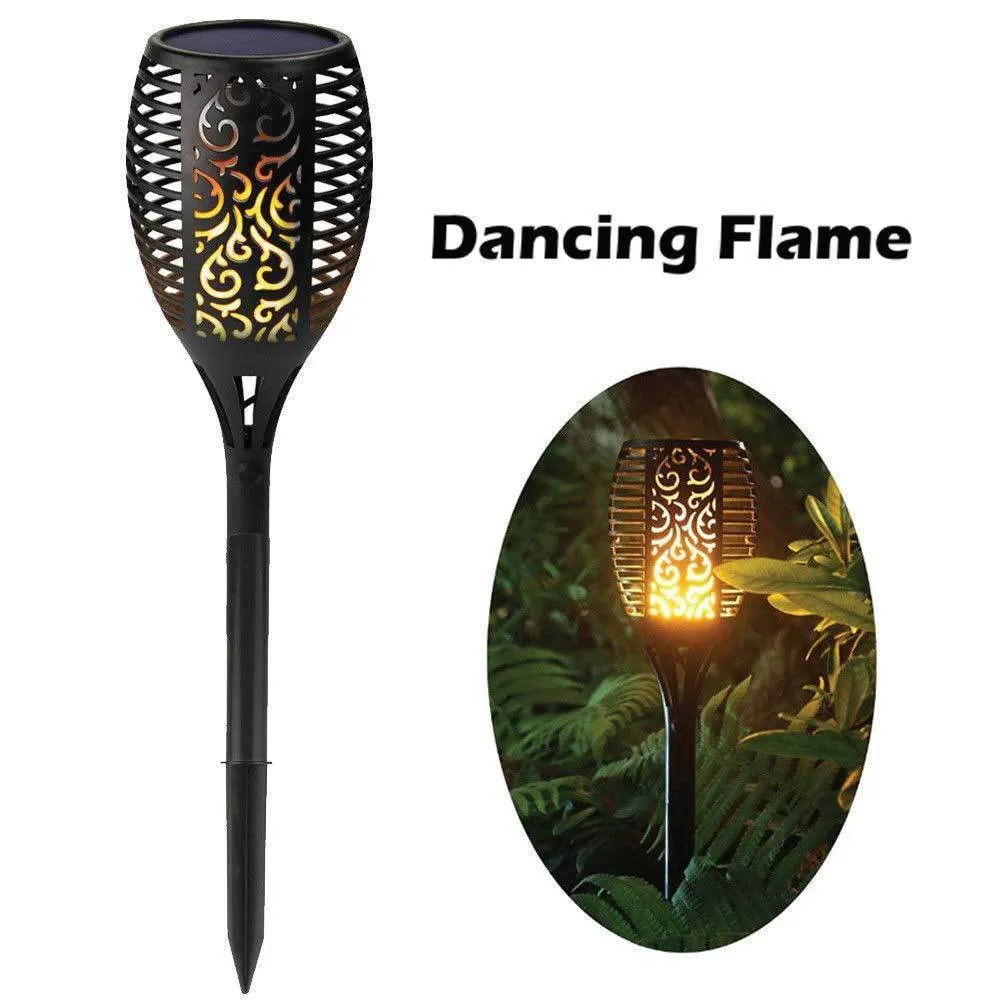 51-LED Solar Torch Garden Light | Outdoor Flame Dancing Flickering Auto Lamp