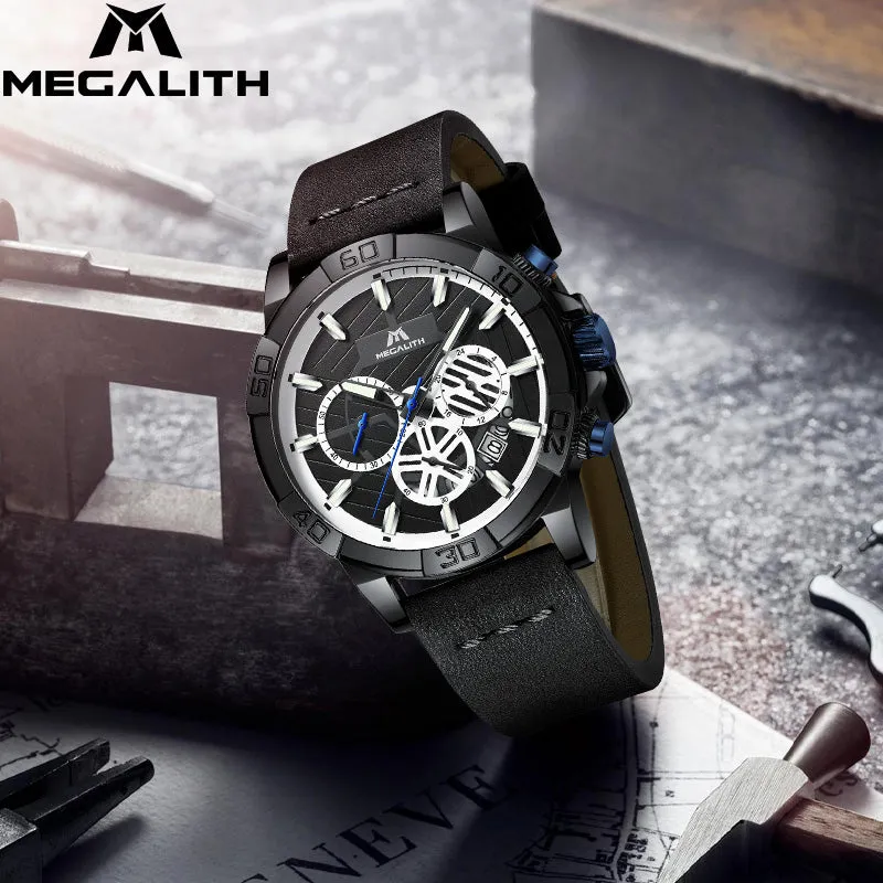 8086M | Quartz Men Watch | Leather Band