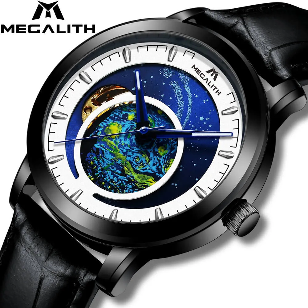 8213M | Mechanical Men Watch | Leather Band