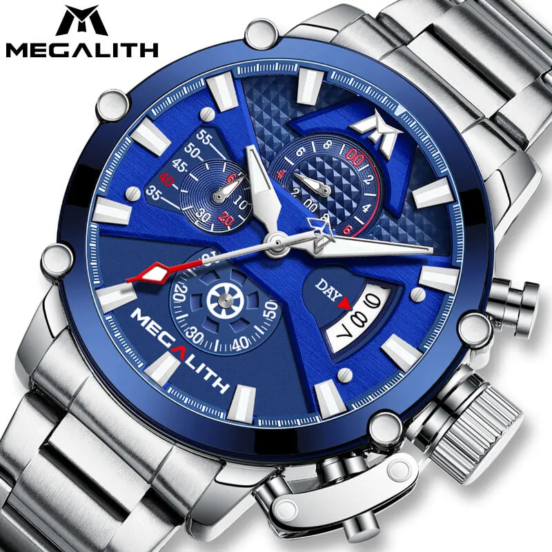 8219M | Quartz Men Watch | Stainless Steel Band