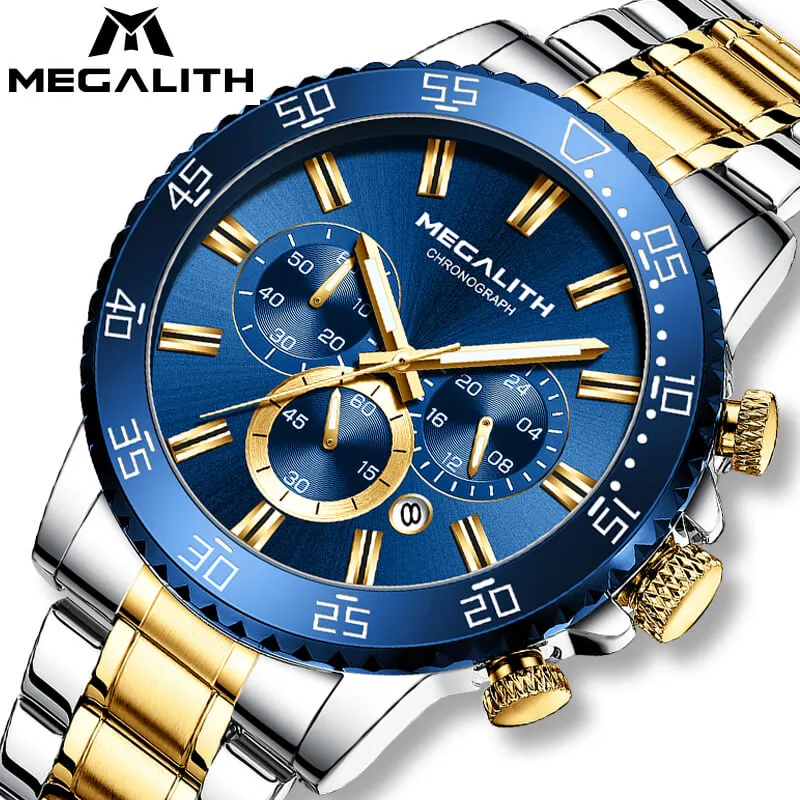 8227M | Quartz Men Watch | Stainless Steel Band