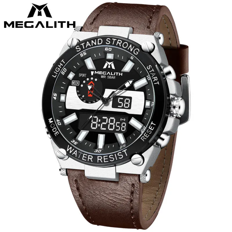 8230M | Quartz Men Watch | Leather Band