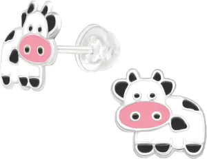 925 Sterling Silver Children's Cute Animal Stud Earrings