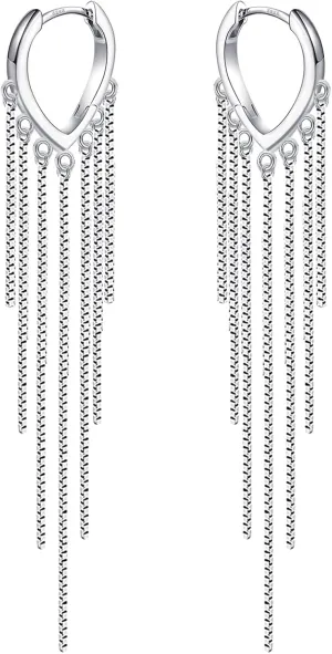 925 Sterling Silver Hoop Earrings Hypoallergenic Heart Star Butterfly Earrings for Women Heart Hoop Huggie Dangle Earrings Jewelry Gifts