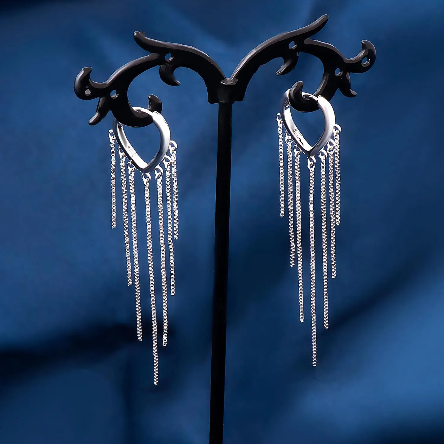 925 Sterling Silver Hoop Earrings Hypoallergenic Heart Star Butterfly Earrings for Women Heart Hoop Huggie Dangle Earrings Jewelry Gifts