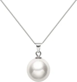 ABSOLUTE AAA  to AAAA Cultured Pearl Necklace Freshwater Genuine Real Mabe/Oval/Round Pearl Pendant Necklaces for Women S925 Sterling Silver Chains Birthday Gift for mom