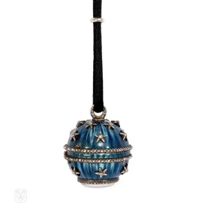 Antique guilloché pendant watch, France