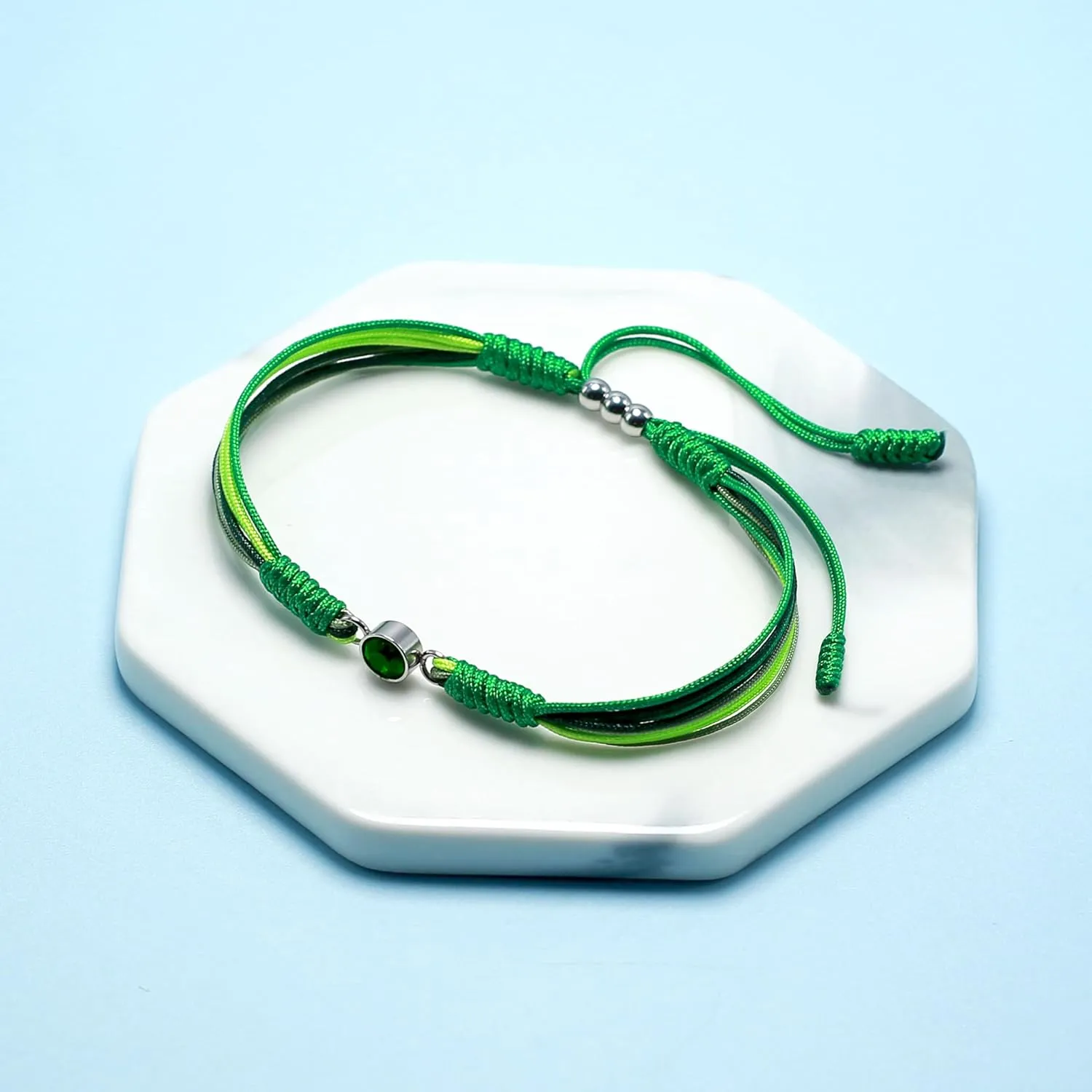 Birth Stone Bracelet, Luck and Protection Tibetan Bracelet, Surfer String Wrap for Him and Her, Friend, Best Inspirational Gift For Grandma Mother's Day Gift