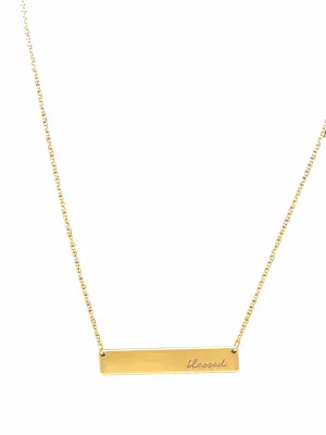 Blessed Bar Necklace