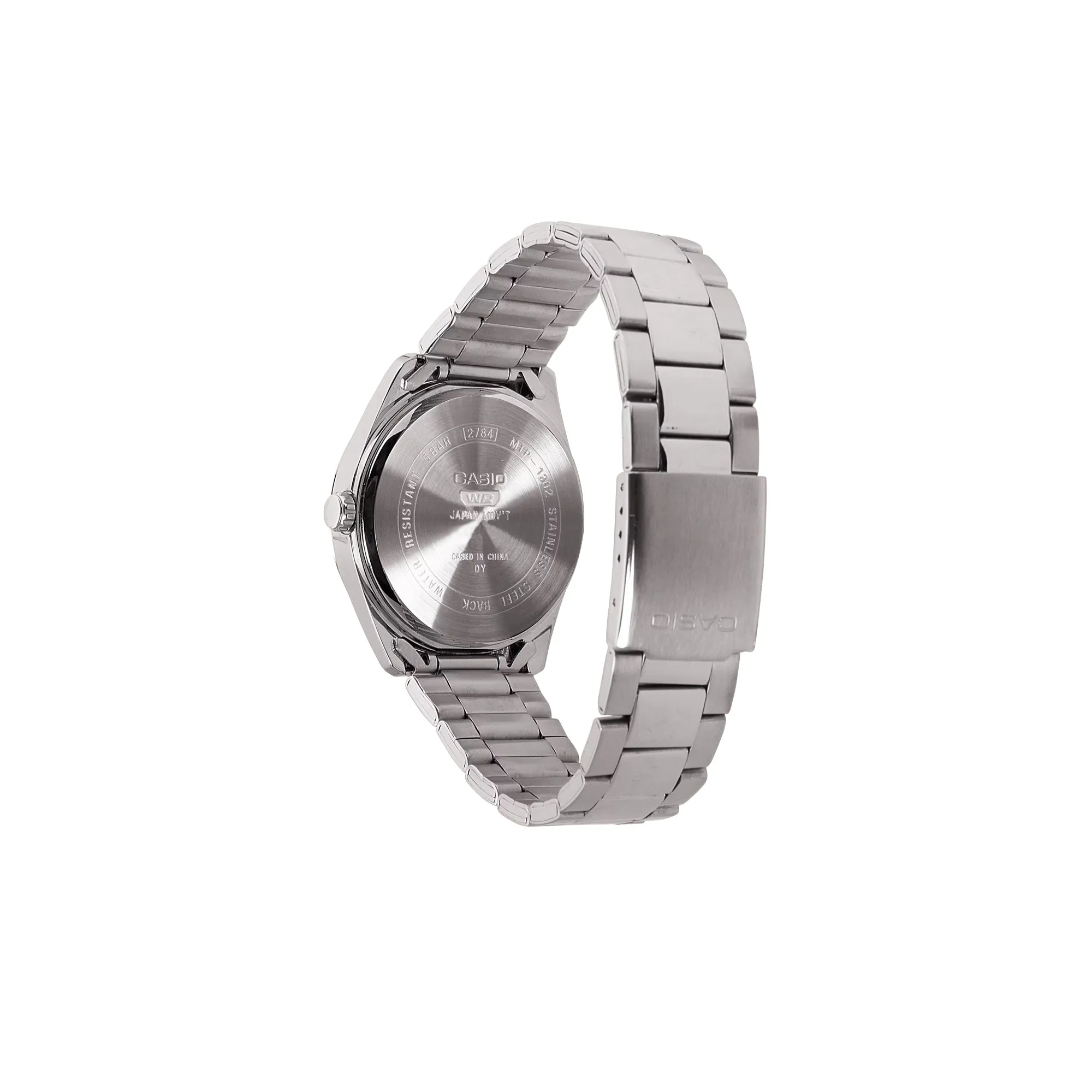 Casio Mens Vintage Silver Analog Watch