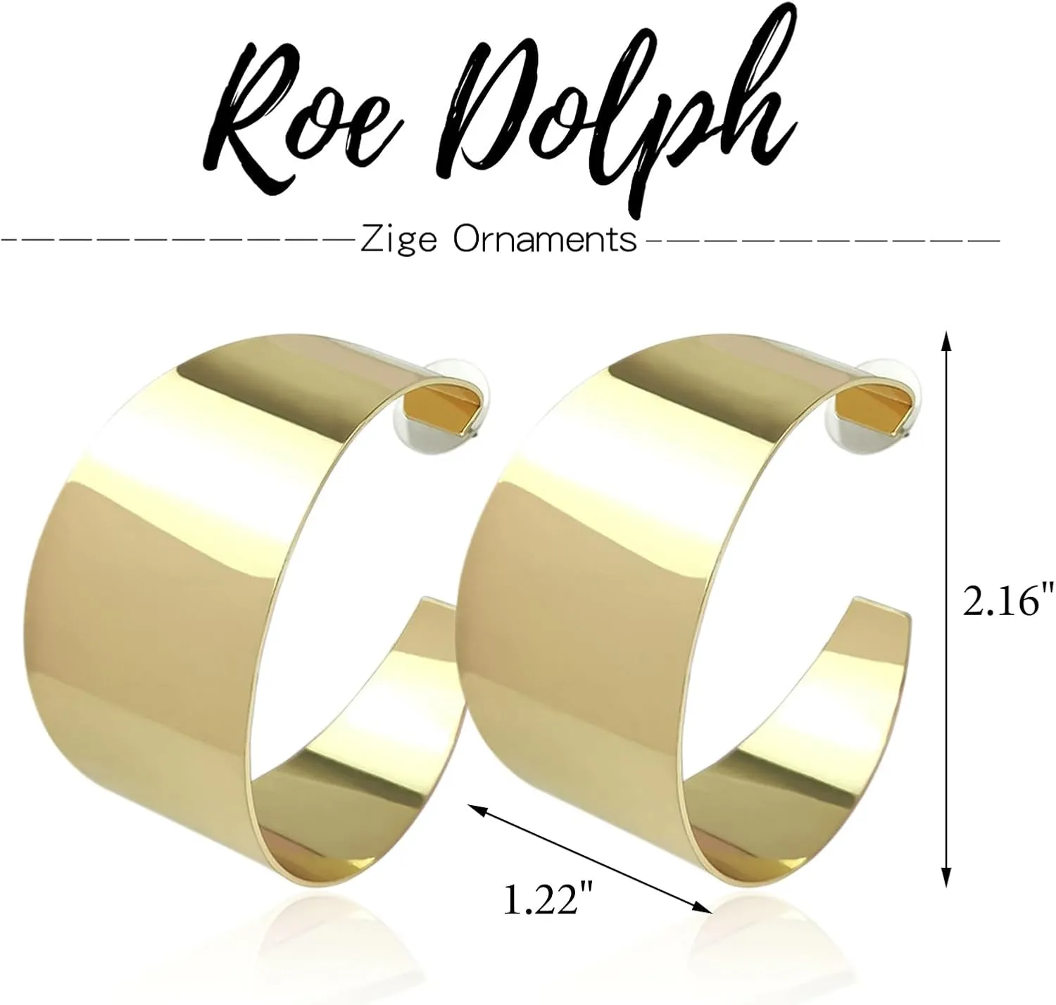 Chunky Gold Earrings for Women Hoop Earrings Lightweight Teardrop Earrings Hypoallergenic Gold Chunky Earrings Trendy Waterdrop Hoop Earrings for Birthday Gifts