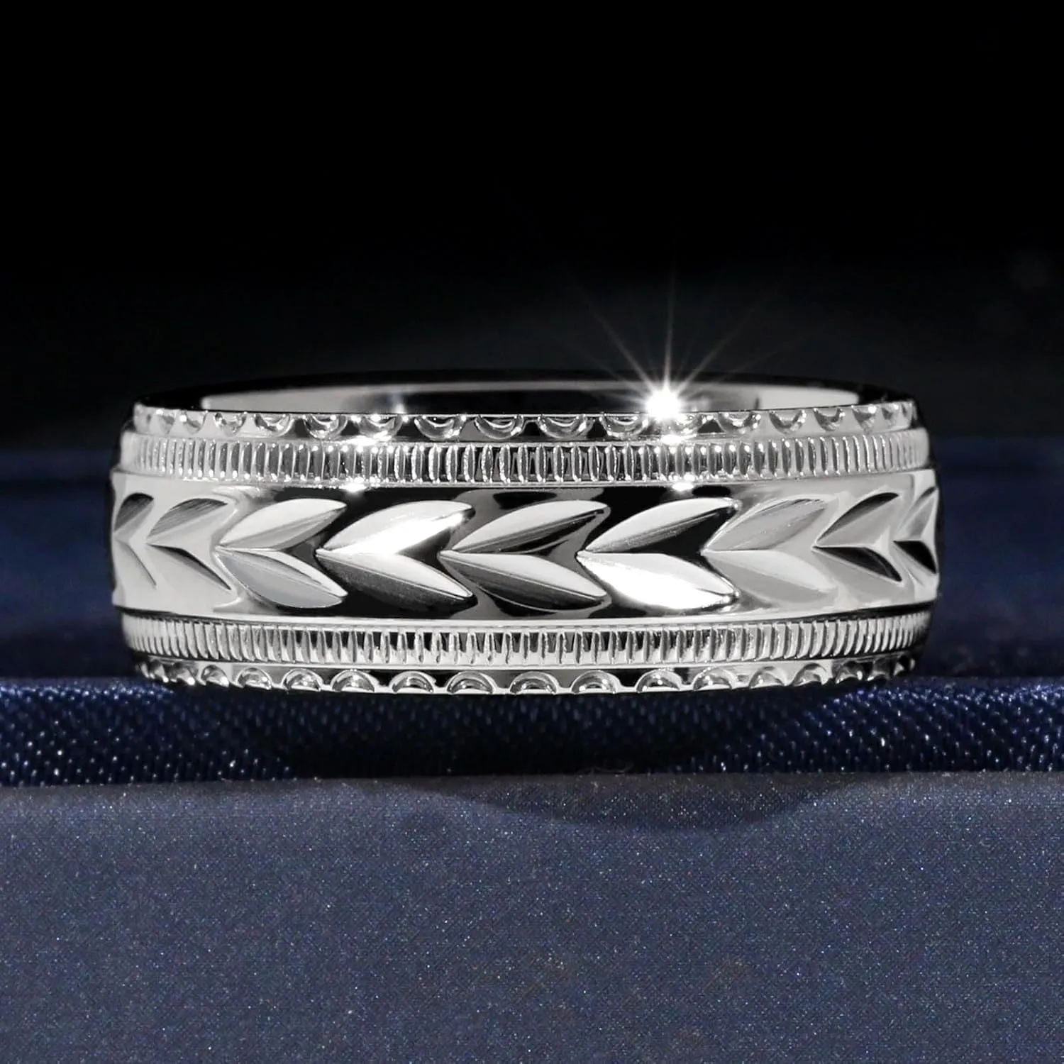 Couple Rings His Her Wedding Ring Sets Matching Rings White Gold Plated AAA CZ Ring Titanium Men Ring