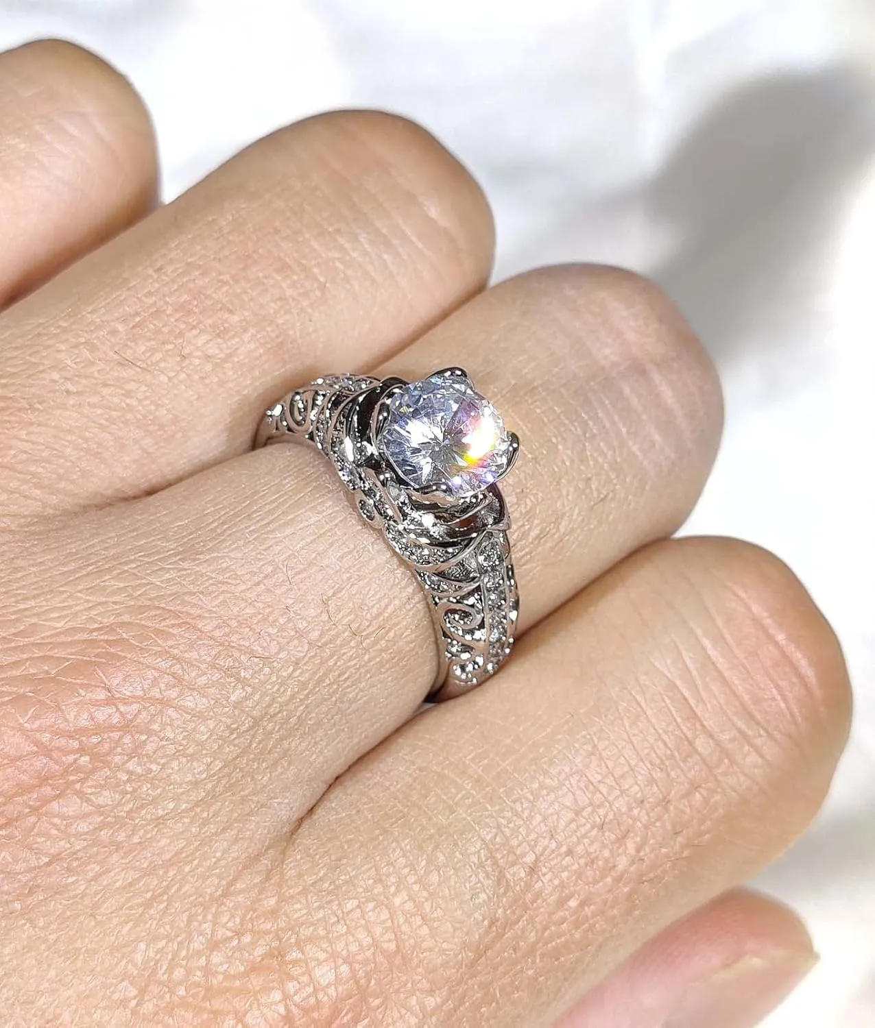Couple Rings Matching Rings His Her Ring AAA CZ Women's Wedding Ring Mens Ring