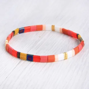 CQUAN CHI Women Beaded Strand Bracelet Handmade Friendship Charm Bracelets New