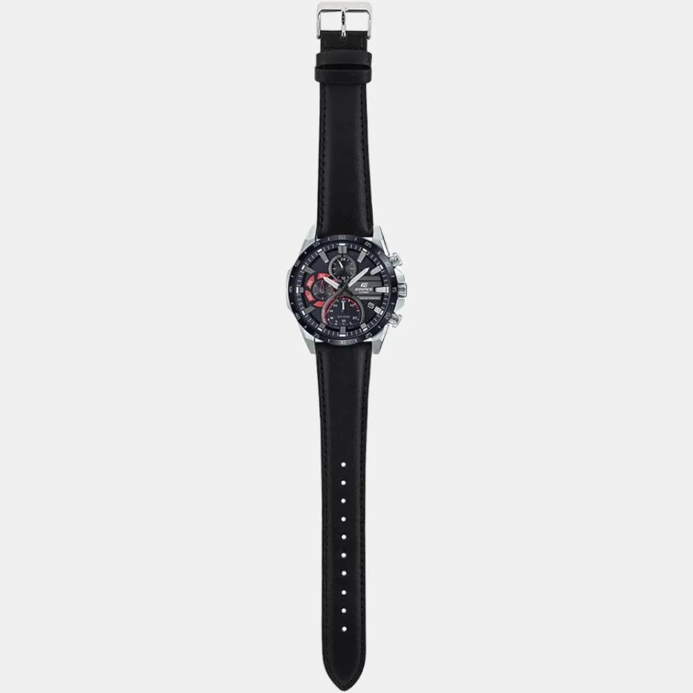 Edifice Men's Leather Chronograph Watch ED549 - EQS-940BL-1AVUDF