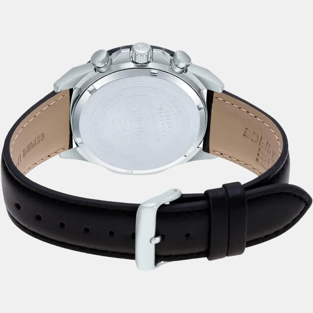 Edifice Men's Leather Chronograph Watch ED549 - EQS-940BL-1AVUDF