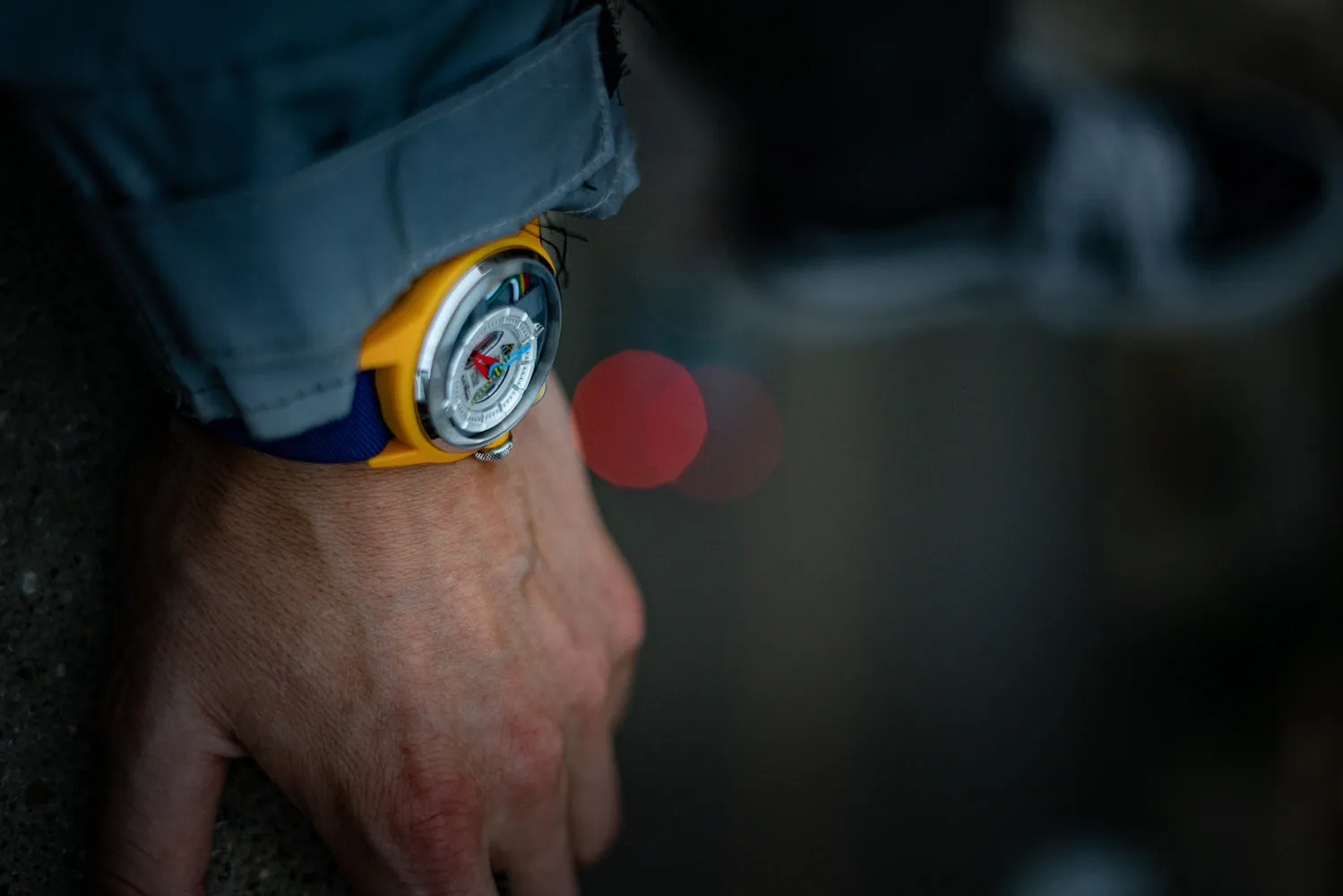 ELEC Watch Nylon Cable Z 42mm Blue Nato