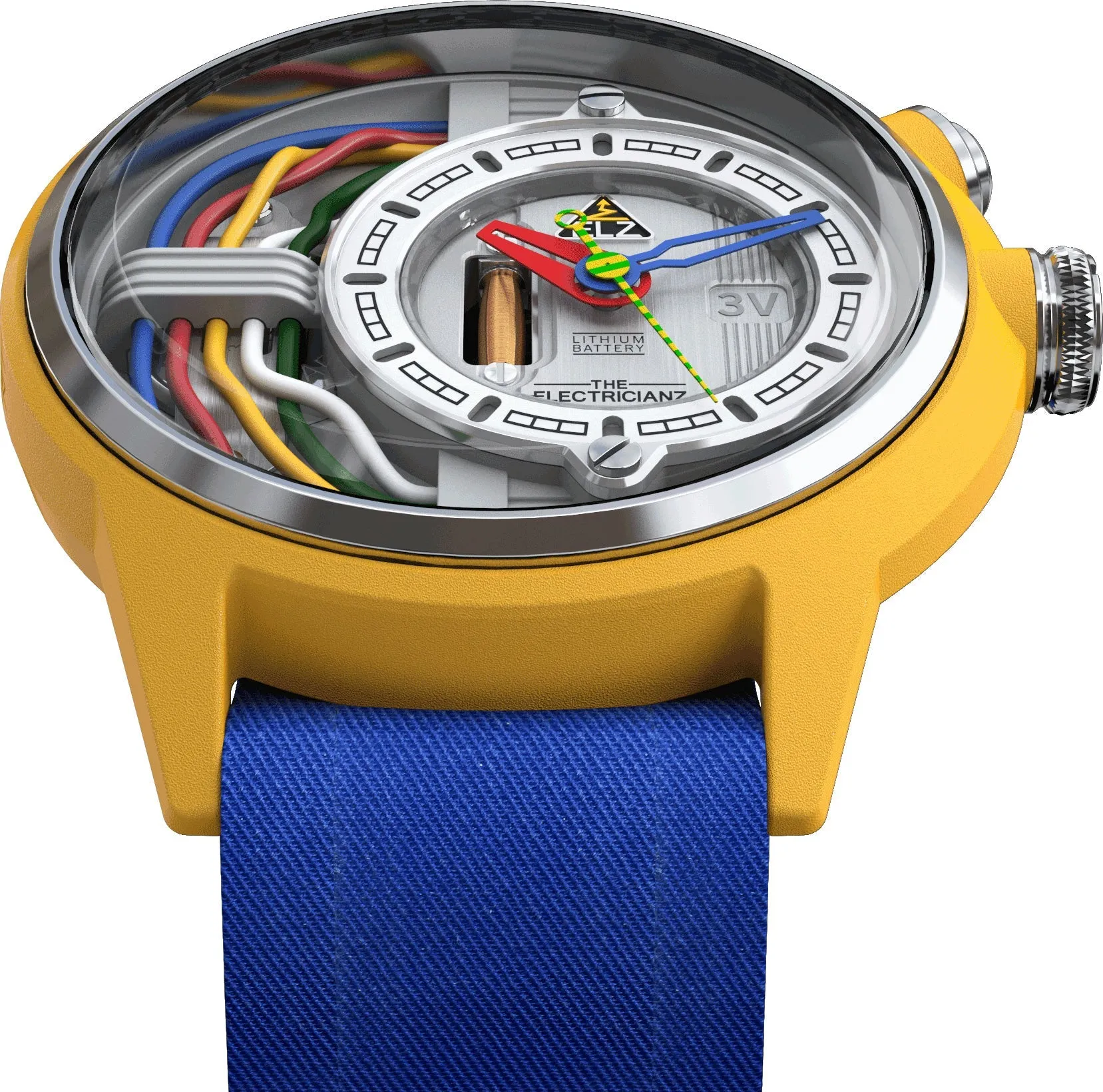 ELEC Watch Nylon Cable Z 45mm Blue Nato