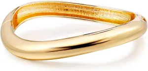 Elegance 11 designs Gold Cuff Bangle Bracelets For Women Trendy Hinged Cuff Open Wide Chunky Gold Bracelet Irregular Minimalist Bangle Jewelry Gift