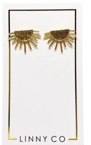 Elena sunburst studs