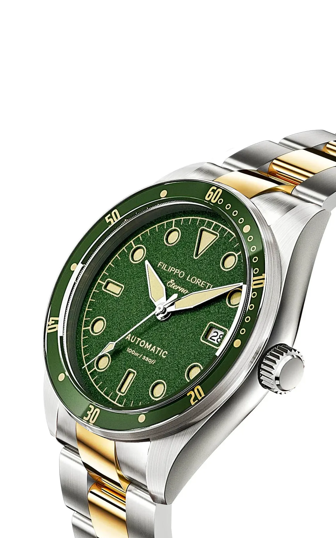 Eterno Automatic Two Tone Gold Diver