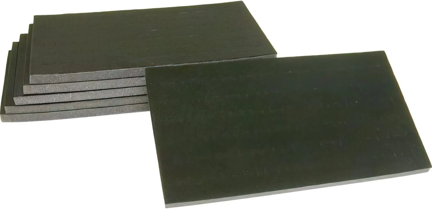 FindingKing 6 72 Slot Black Jewelry Travel Ring Inserts Display Pads