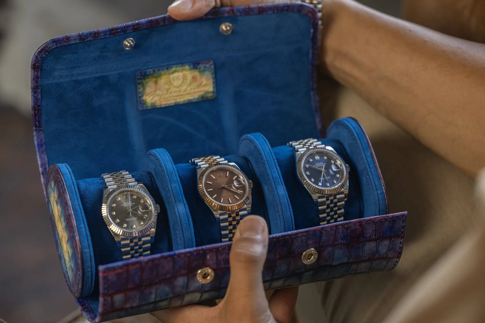 Galata Watch Roll - CP Rosella For 3 Watches