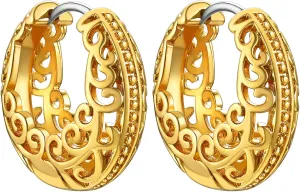 GoldChic Jewelry Small Huggie Hoop Earring for Women, Hypoallergenic Star Earrings/Heart/Square/Spike/Round Dainty Simple Huggie Earrings, Cartilage Helix Lobes Hinged Tragus Daith Earrings