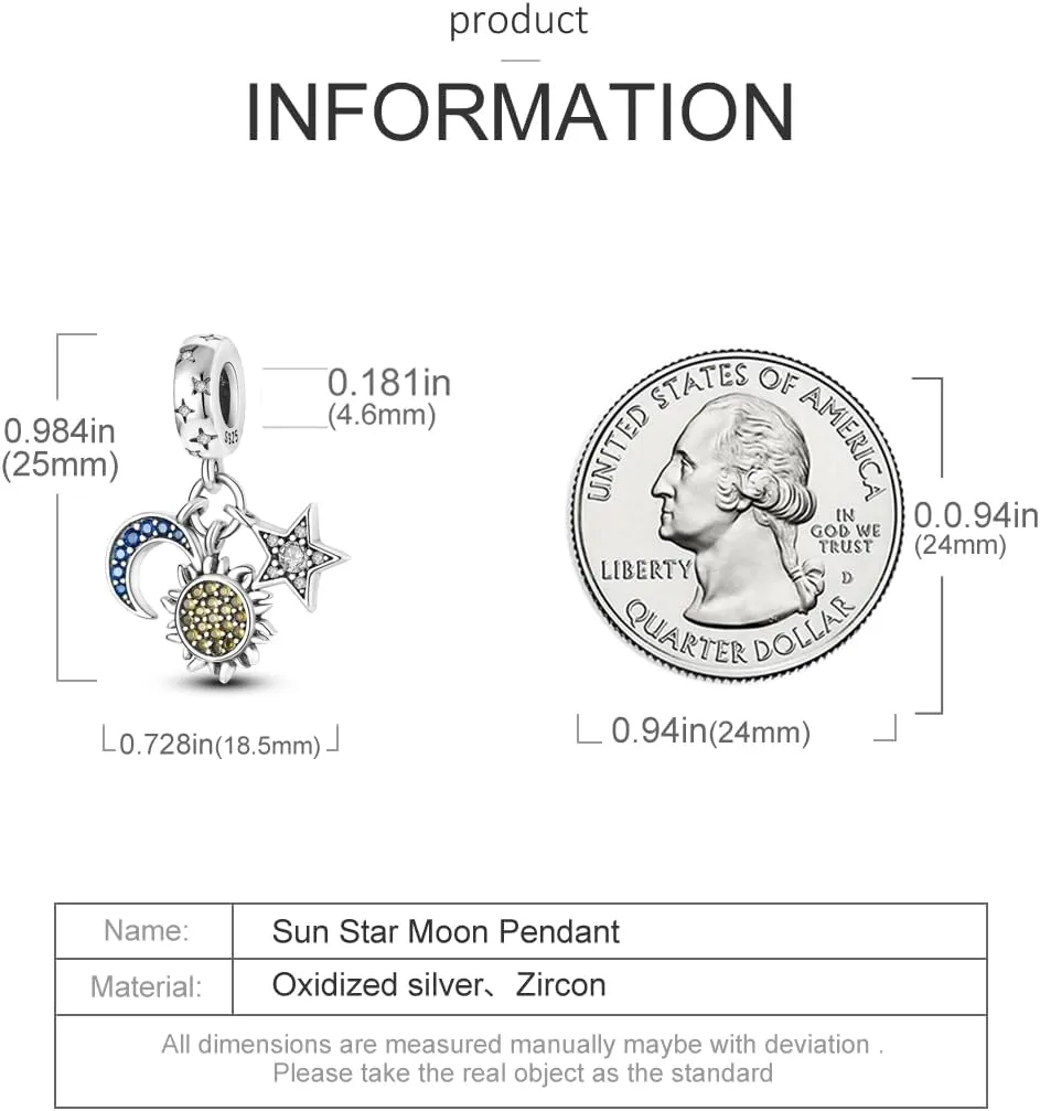 HONGRUI 925 Sterling Silver Charms for Bracelets and Necklaces Cat Cross Sunflower Sunshine Birthday Pendant Bead Charm for Women Jewelry Gift