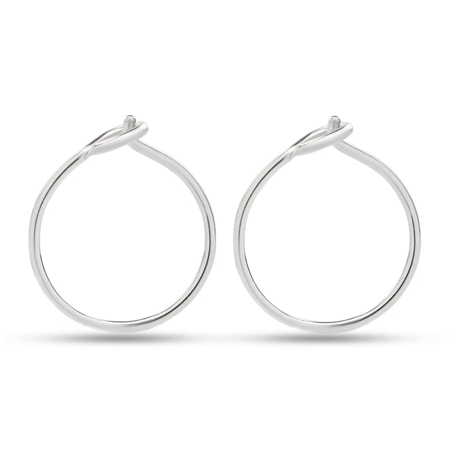 Hypoallergenic Small Silver Hoop Earrings for Women, 12mm 20 Gauge