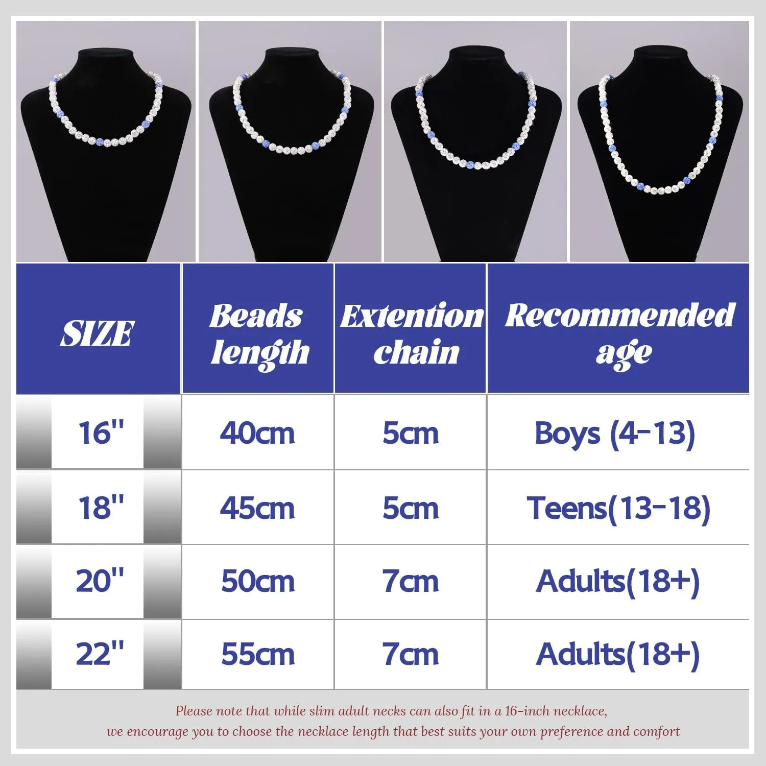 Inspired Baseball Necklaces For Boys Adults,Ice Collection Baseball Beaded necklace-Polly World Necklace Baseball 16''/18''/20''/22'',Phils Bling Elastic Baseball necklace Accessories Gifts