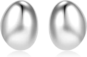KELMALL 14K Gold Hoop Earrings for Women, Hypoallergenic Chunky Teardrop Round Non Tarnish Drop Statement Earrings for Sensitive Ears