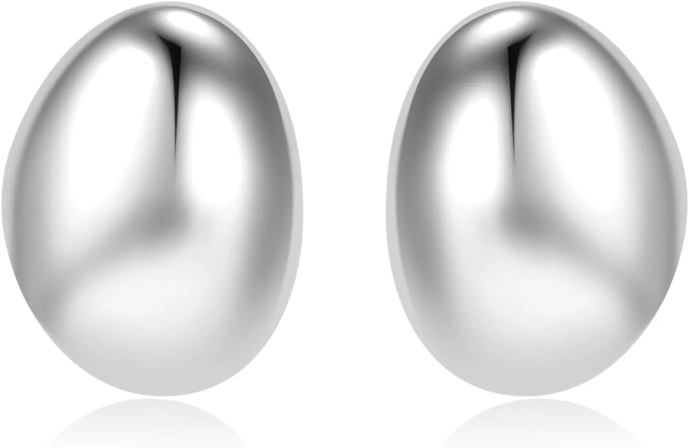 KELMALL 14K Gold Hoop Earrings for Women, Hypoallergenic Chunky Teardrop Round Non Tarnish Drop Statement Earrings for Sensitive Ears