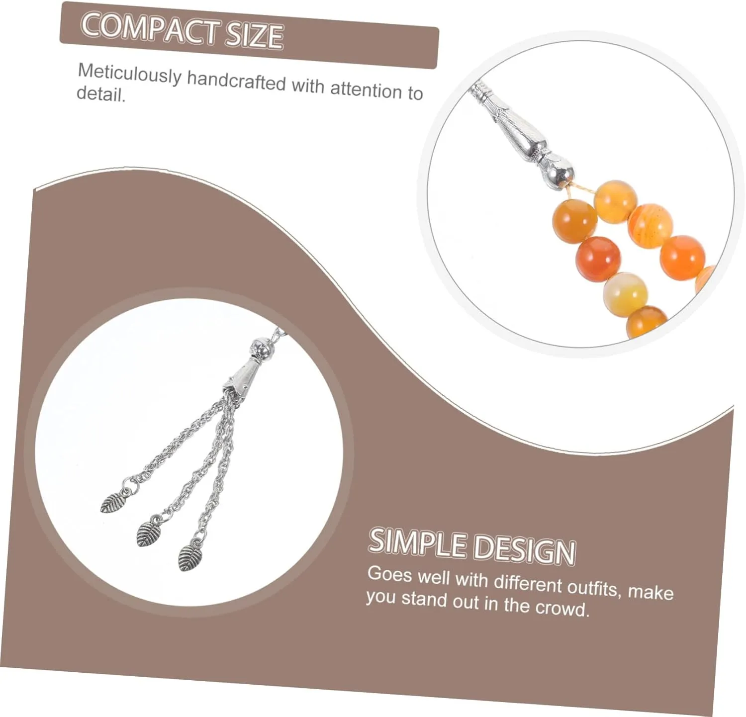 LIFKOME Agate Bracelet Bead Bracelet Prayer Bracelet for Women Rosary Bracelets Beads Bracelet Men Beaded