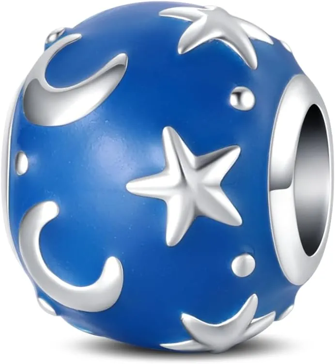LNQOBU 925 Sterling Silver Charms Color-changing Chameleon Dangle Charms Beads Glow in the Dark Charms fits Charms Bracelets and Necklace Charms Jewelry Gift for Women
