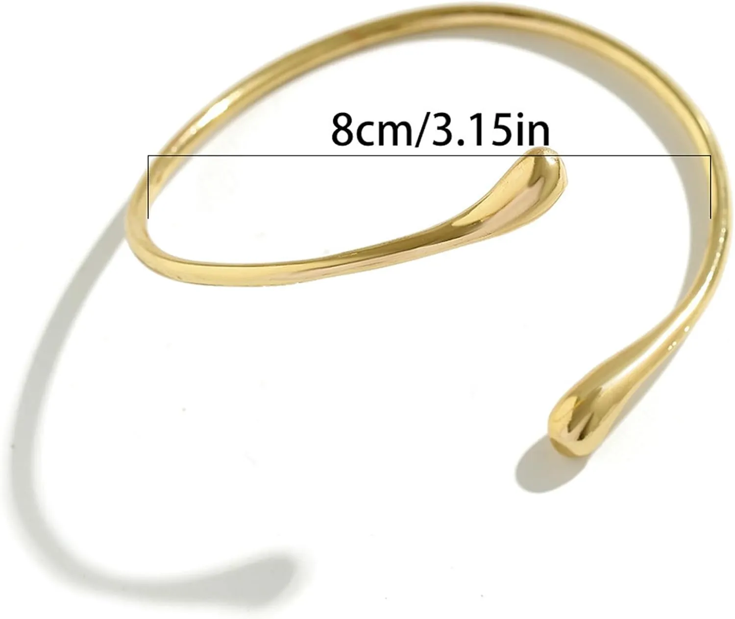 Long tiantian Arm Cuff Gold Cuff Jewelry for Women Upper Arm Bracelet Trendy Bangle Bracelets Armband Jewelry