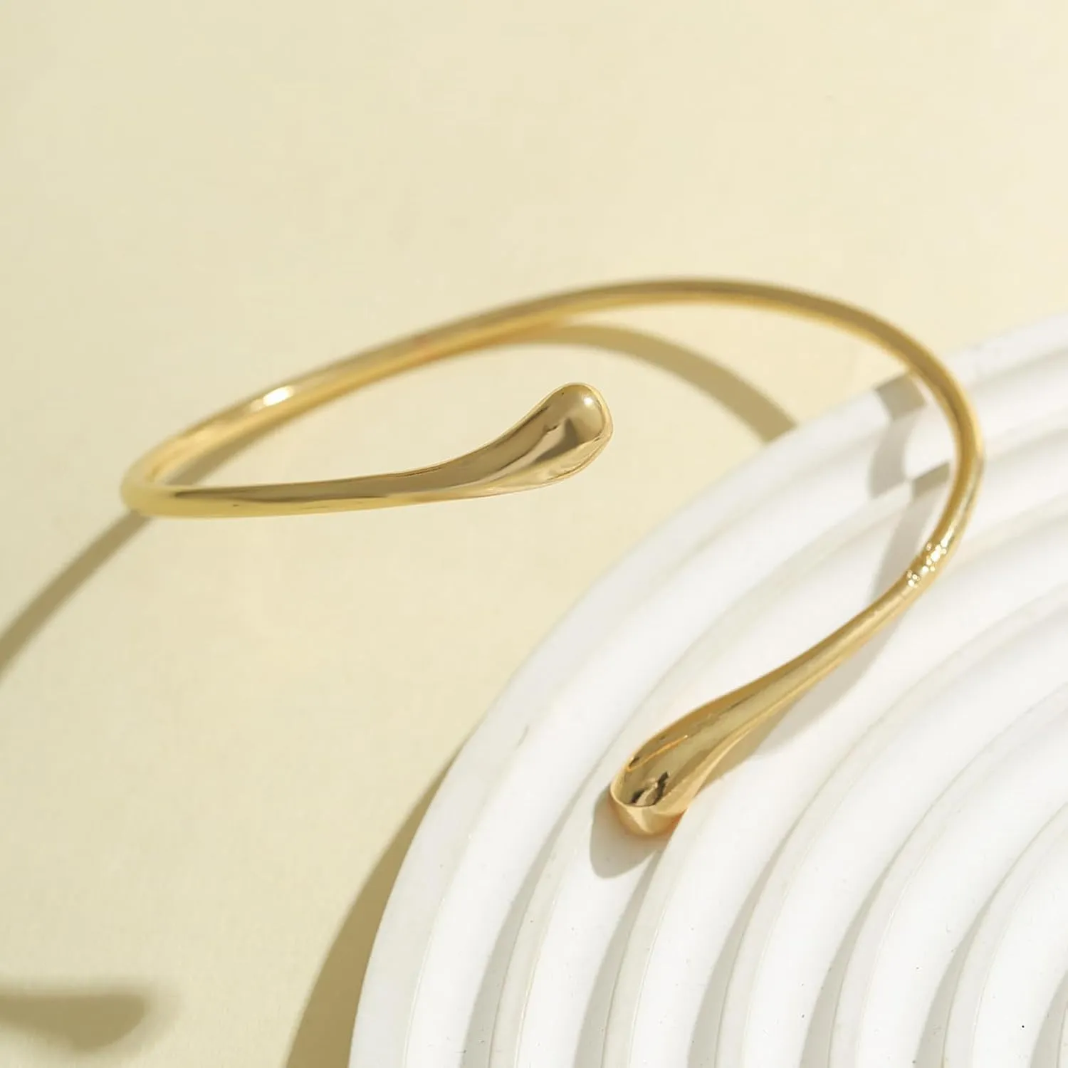 Long tiantian Arm Cuff Gold Cuff Jewelry for Women Upper Arm Bracelet Trendy Bangle Bracelets Armband Jewelry