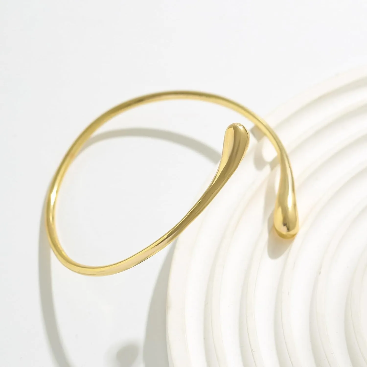 Long tiantian Arm Cuff Gold Cuff Jewelry for Women Upper Arm Bracelet Trendy Bangle Bracelets Armband Jewelry