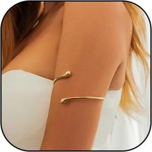 Long tiantian Arm Cuff Gold Cuff Jewelry for Women Upper Arm Bracelet Trendy Bangle Bracelets Armband Jewelry