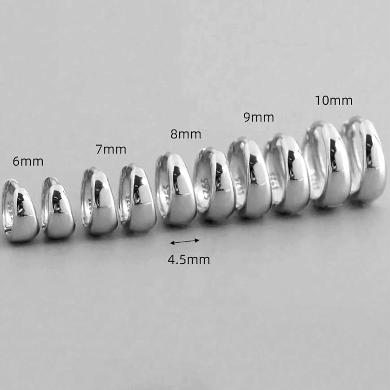 LOVECOM 14K Gold Plated Chunky Hoops Earrings for Women 925 Sterling Silver Thick Lightweight Huggie Earrings to Daughter Hollow Hypoallergenic Earrings Jewelry Birthday Graduation Gifts for Her
