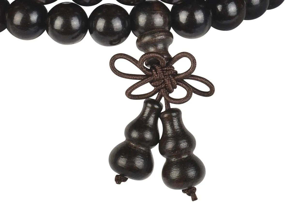 Mala Beads Bracelet 108 8mm Prayer Meditation Sandalwood Elastic