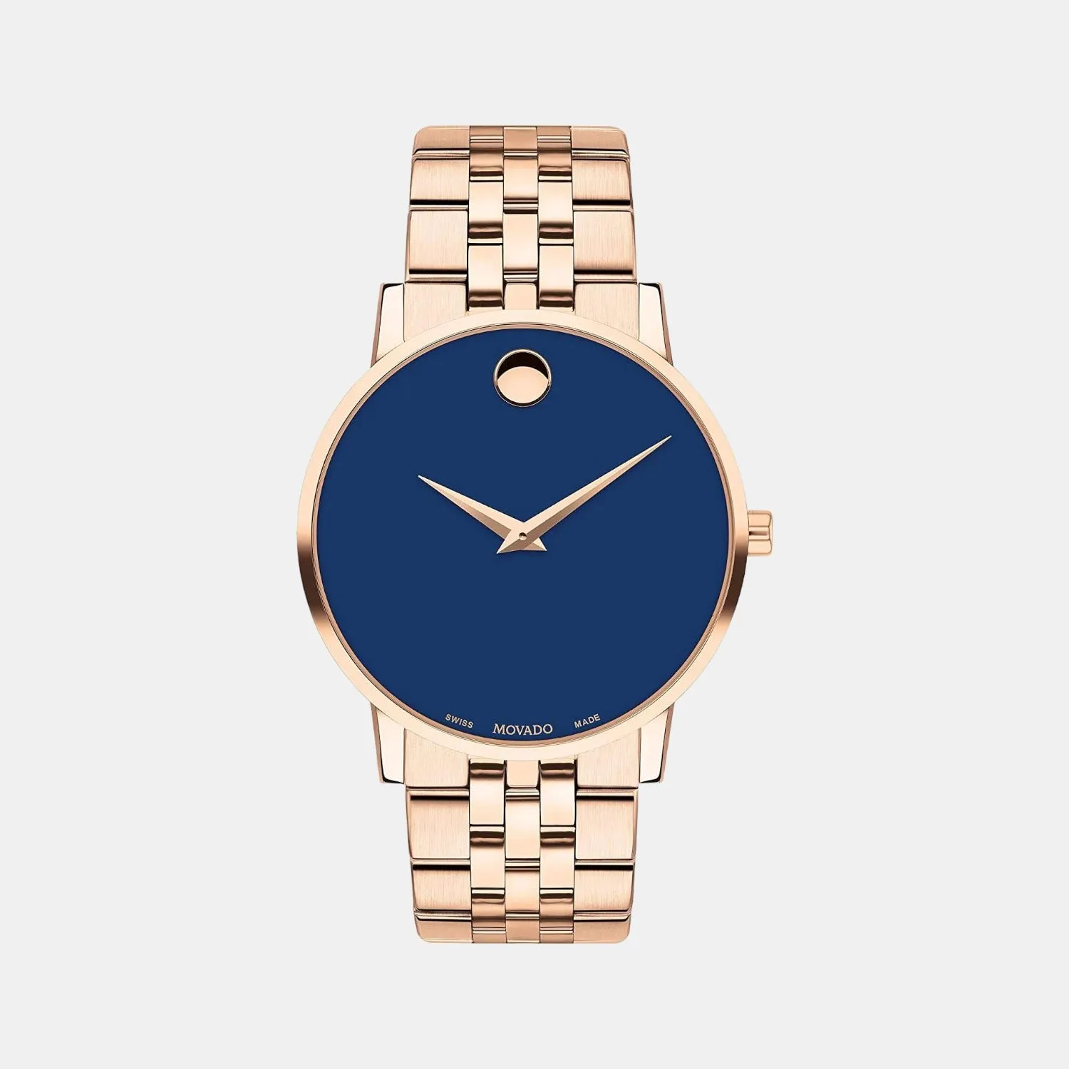 Men's Blue Analog Stainless Steel Watch 607353
