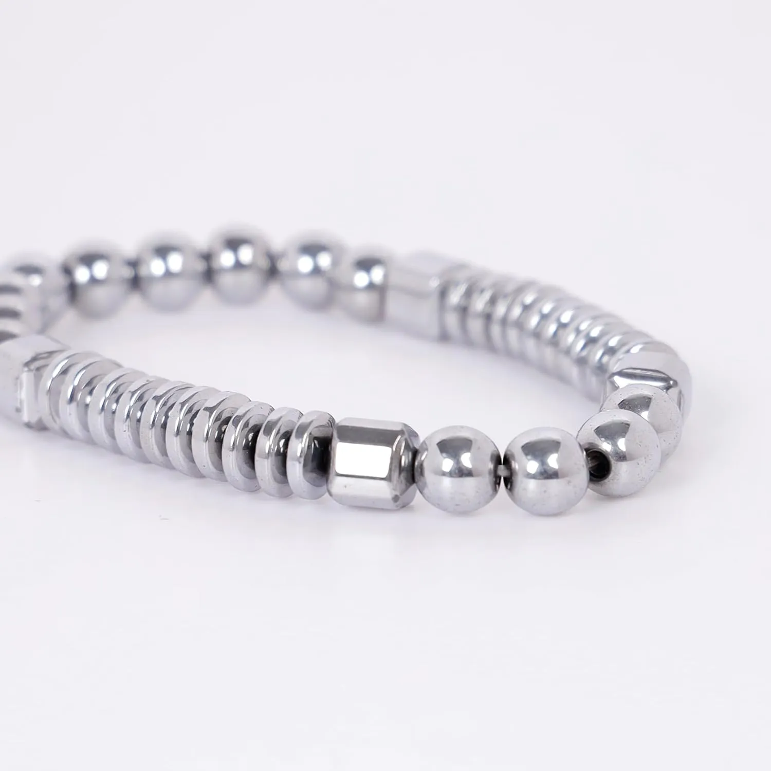 Men's Cross Beads Bracelet 8MM Black Hemitate Bracelet Men Religious Jewelry Healing Crystal Cross Bracelet