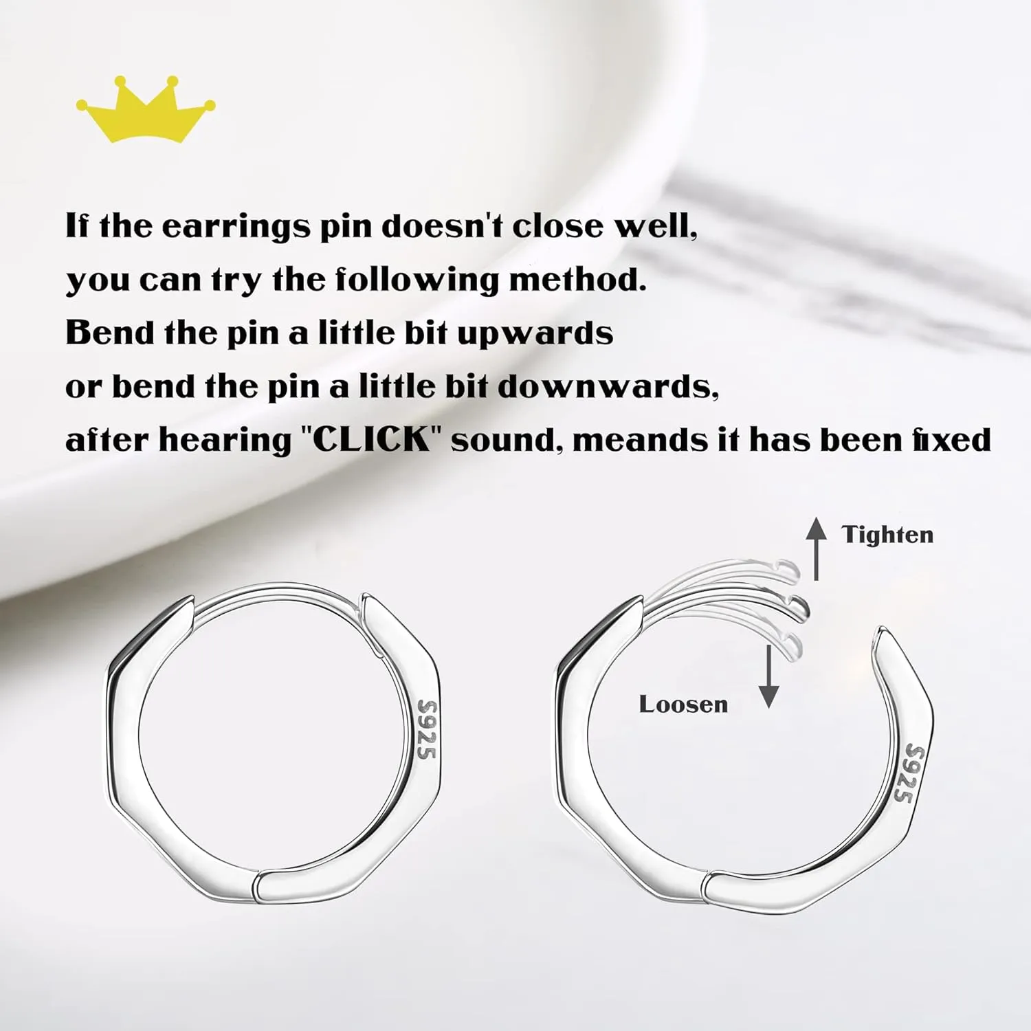 Milacolato 925 Sterling Silver Small Hoop Earrings for Women 18K Gold Plated Geometric Huggie Hoop Earrings Hypoallergenic Triangle Rectangle Heart Star Oval Hoop Earrings for Women