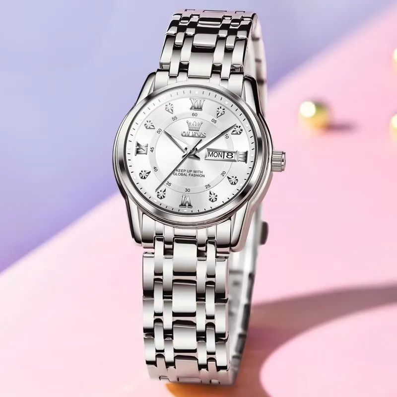Modish Duo Dial Women's Watch