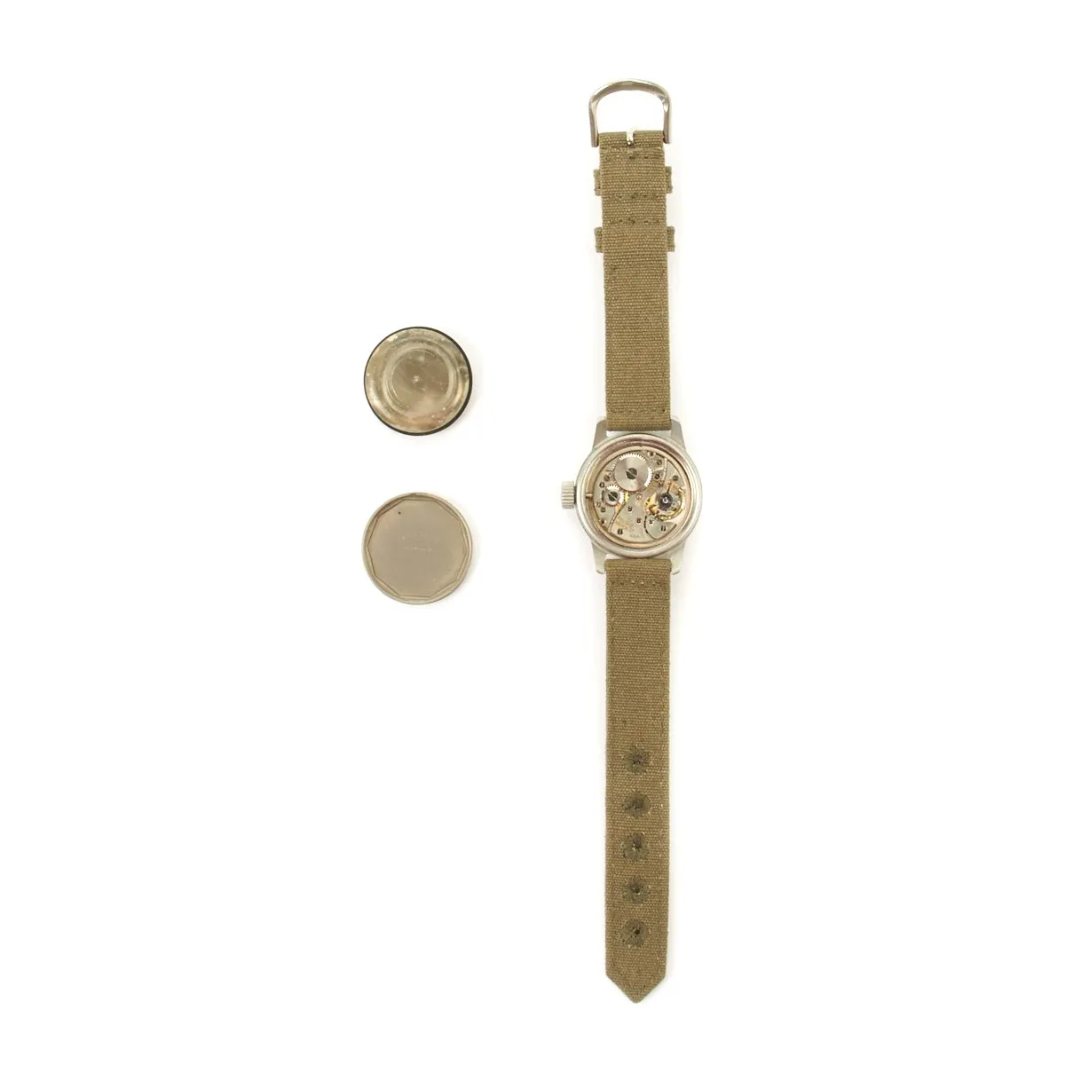 Original U.S. WWII Army Officer 15-Jewel Wrist Watch Model 10 BM by BULOVA - Fully Functional